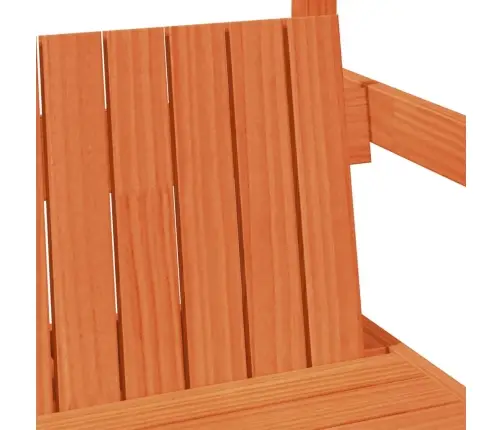 Gulta Ar Solu Un Jumtu Vaska Brūna 100X200 Cm Priedes Masīvkoks Vidaxl