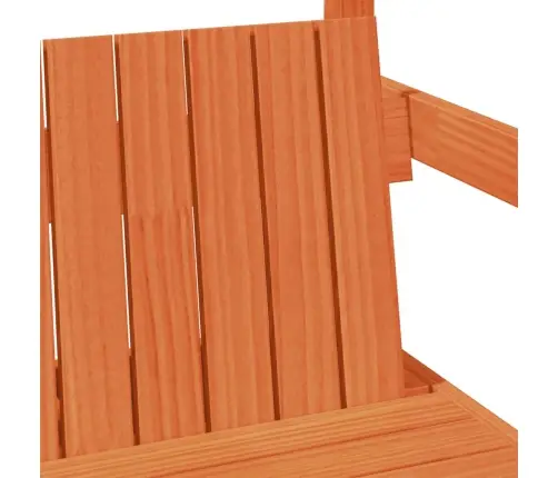 Gulta Ar Solu Un Jumtu, Vaska Brūna, 80X200 Cm, Priedes Koks Vidaxl