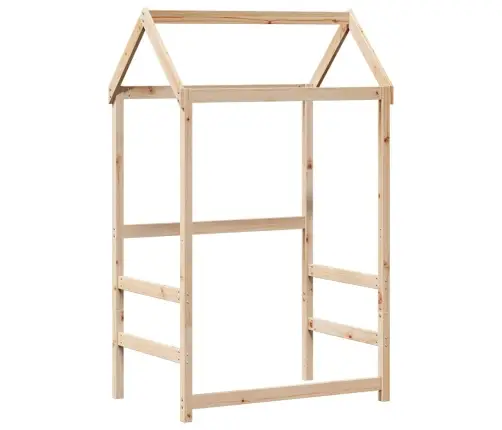 Katusega Päevavoodi, 90 X 190 cm Männipuit