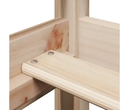 Katusega Päevavoodi, 90 X 200 cm Männipuit