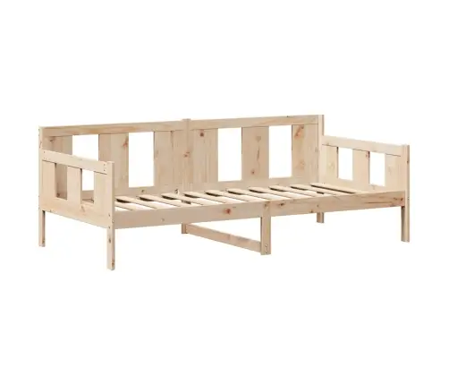 Gulta Ar Jumtu, 90X190 Cm, Priedes Masīvkoks Vidaxl