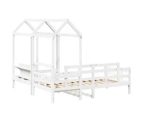 Dienas Gultas Un Sola Komplekts Ar Jumtu Bez Matrača 80X200 Cm Vidaxl