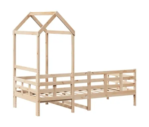 Päevavoodi Katusega Ilma Madratsita, 80 X 200 cm Puit