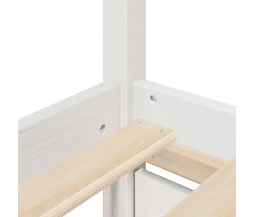 Voodiraam Ilma Madratsita, Valge, 160 X 200 cm Männipuit