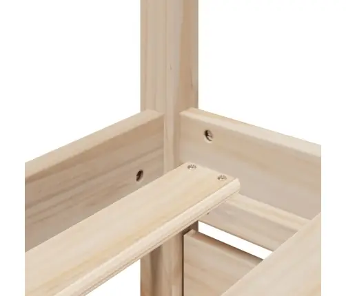 Gulta Bez Matrača, 150X200 Cm, Priedes Masīvkoks Vidaxl