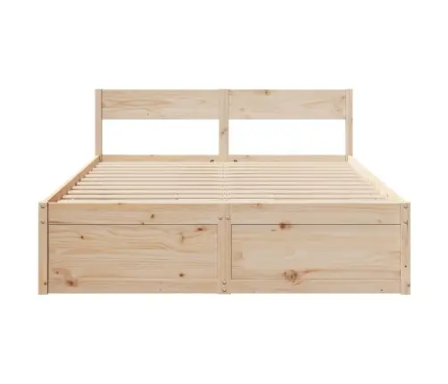 Voodiraam Ilma Madratsita, 140 X 200 cm Männipuit