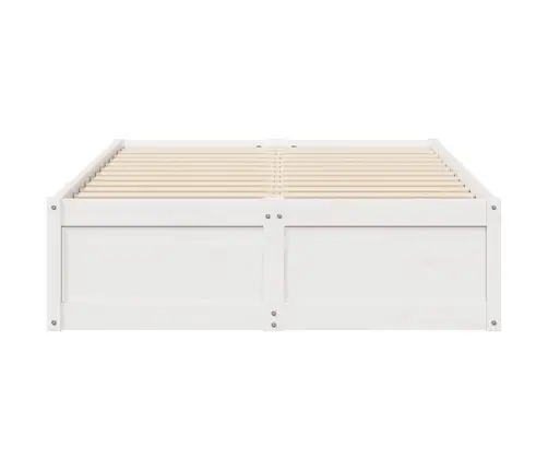 Lovos Rėmas Be Čiužinio, Baltas, 120X200cm Pušies Masyvas