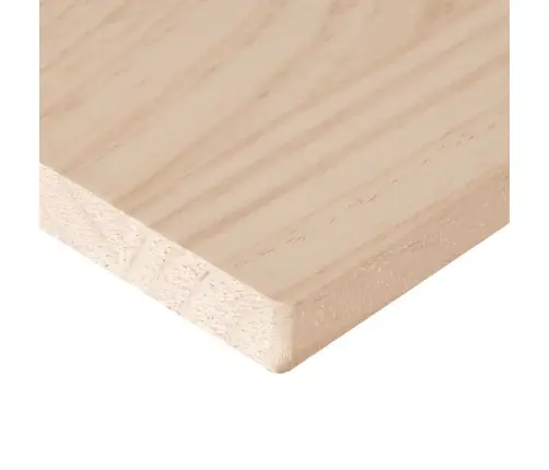 Lauaplaat, Ristkülik, 100X50X1,7 cm Männipuit