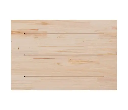 Galda Virsmas, 3 Gab., 80X53X2,5 Cm, Taisnstūra, Priedes Koks Vidaxl