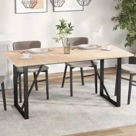 Galda Virsmas, 3 Gab., 80X53X2,5 Cm, Taisnstūra, Priedes Koks Vidaxl