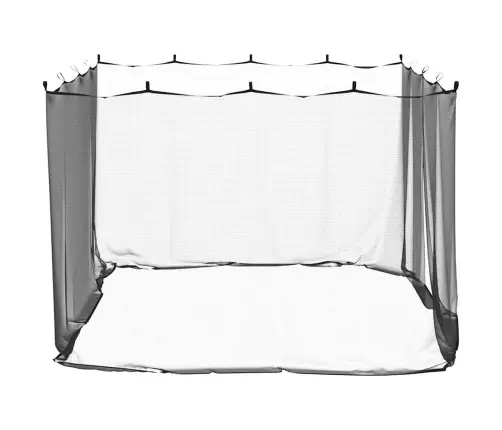 Sääsevõrk Õue, 220 Silma, Must, 300 X 300 X 200 Cm