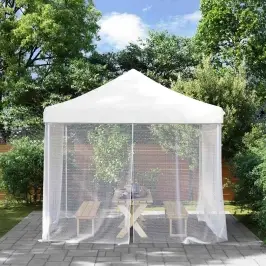 Sääsevõrk Õue, 220 Silma, Valge, 300 X 300 X 200 Cm