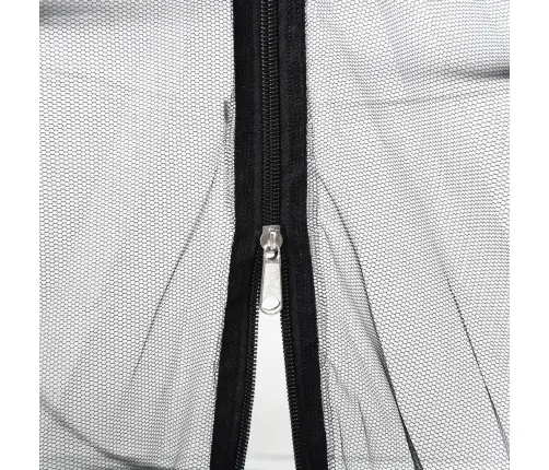 Moskītu Tīkls Lietussargam 220 Siets Melns Φ300X230 Cm Vidaxl