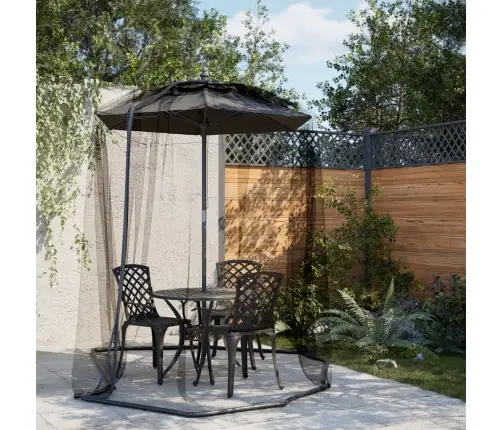 Sääsevõrk Vihmavarjule 220 Võrk Must Φ330X250 Cm