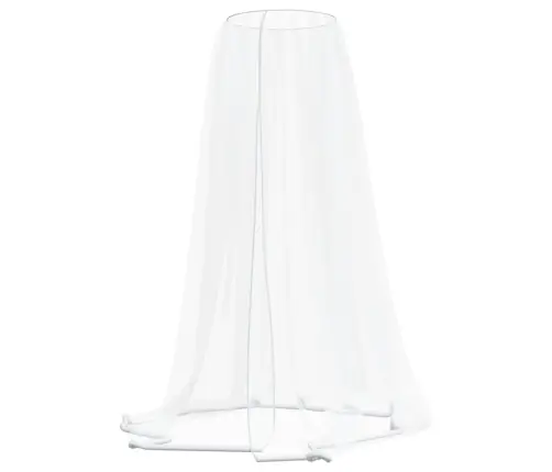 Moskītu Tīkls Lietussargam 220 Siets Balts Φ300X230 Cm Vidaxl