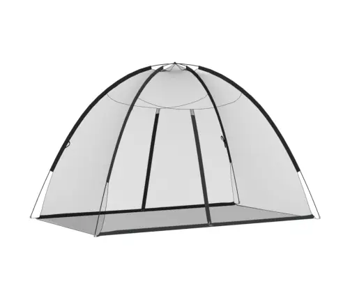 Tinklelis Nuo Uodų Su Durimis Mongolia, Juodas, 200X120X130Cm