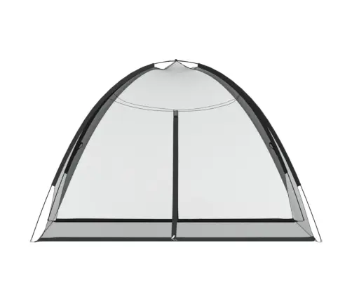 Tinklelis Nuo Uodų Su Durimis Mongolia, Juodas, 200X120X130Cm