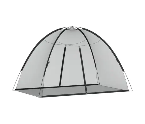 Tinklelis Nuo Uodų Su Durimis Mongolia, Juodas, 200X120X130Cm