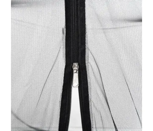 Tinklelis Nuo Uodų Su Durimis Mongolia, Juodas, 200X120X130Cm