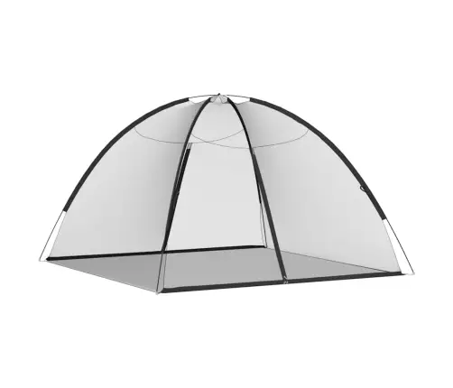 Insektu Tīkls Mongolia Ar Durvīm 220, Melns, 200X200X135 Cm Vidaxl