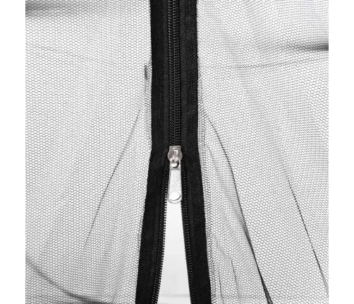 Insektu Tīkls Mongolia Ar Durvīm 220, Melns, 200X200X135 Cm Vidaxl