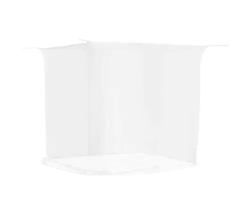 Rippuv Sääsevõrk 156 Võrgusilma Valge 220X100X150 Cm