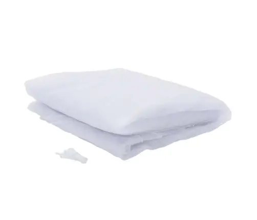 Rippuv Sääsevõrk 156 Võrgusilma Valge 220X100X150 Cm