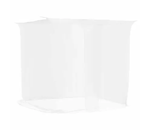 Rippuv Sääsevõrk 156 Võrgusilma Valge 220X100X150 Cm