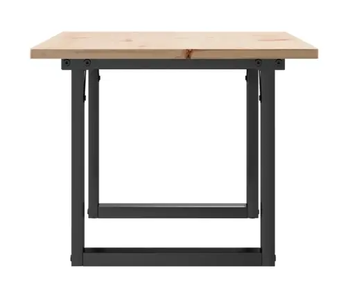 Kohvilaud, O-Raam, 80 X 50 X 40 cm Männipuit Ja Teras
