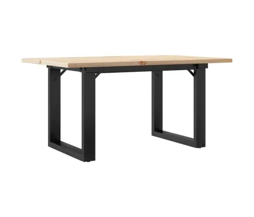 Kohvilaud, O-Raam, 80 X 50 X 40 cm Männipuit Ja Teras