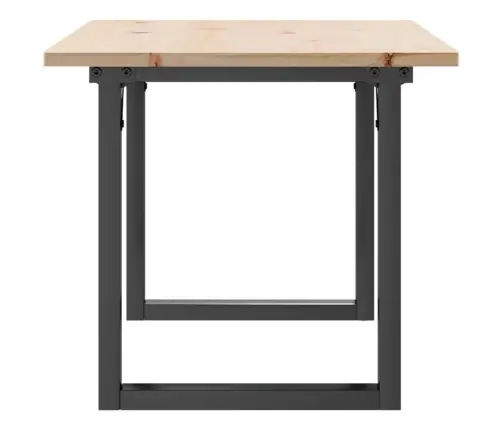 Kafijas Galdiņš, O-Rāmis, 90X40X45 Cm, Priedes Koks, Tērauds Vidaxl