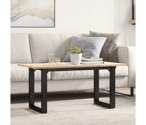 Kohvilaud, O-Raam, 100 X 50 X 45 cm Männipuit Ja Teras