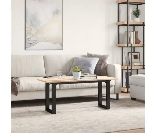 Kohvilaud, O-Raam, 110 X 40 X 45 cm Männipuit Ja Teras