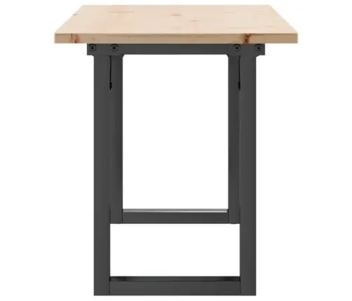 Kohvilaud, O-Raam, 110 X 40 X 45 cm Männipuit Ja Teras