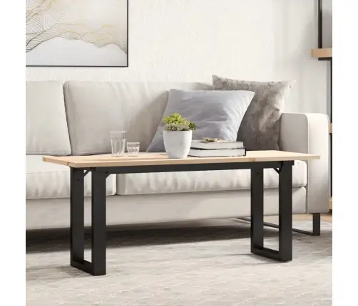 Kohvilaud, O-Raam, 110 X 40 X 45 cm Männipuit Ja Teras