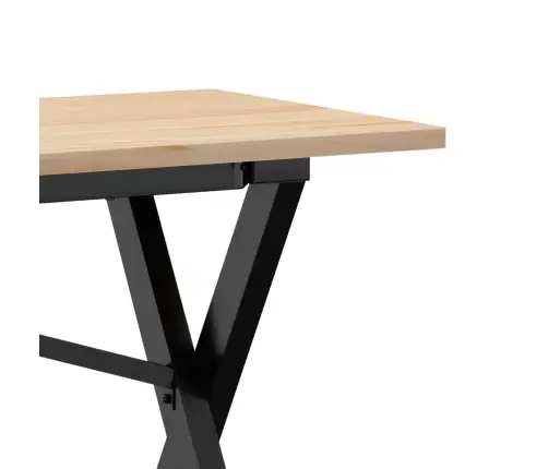 Kohvilaud, X-Raam, 160 X 40 X 45 cm Männipuit Ja Teras