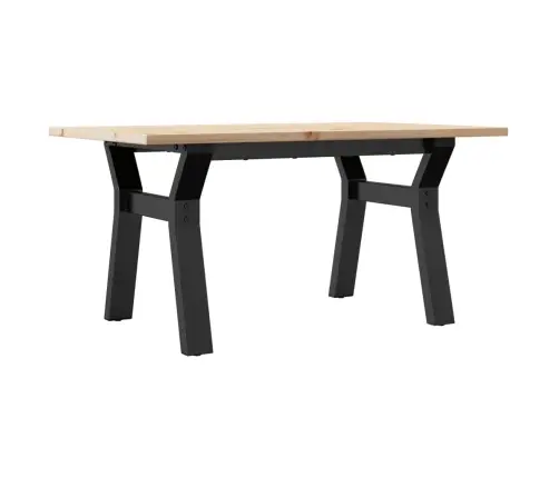 Kafijas Galdiņš, Y-Rāmis, 80X50X40 Cm, Priedes Koks, Tērauds Vidaxl