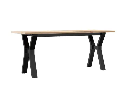 Kafijas Galdiņš, Y-Rāmis, 110X40X45 Cm, Priedes Koks, Tērauds Vidaxl