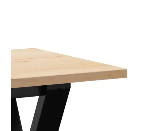 Kafijas Galdiņš, Y-Rāmis, 110X40X45 Cm, Priedes Koks, Tērauds Vidaxl