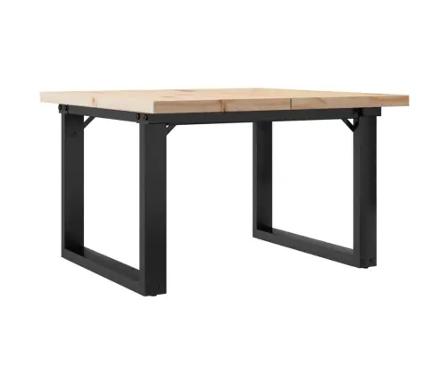 Kohvilaud, O-Raam, 60 X 60 X 40,5 cm Männipuit Ja Teras