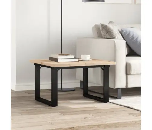 Kohvilaud, O-Raam, 60 X 60 X 40,5 cm Männipuit Ja Teras