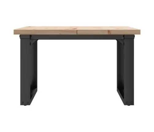 Kohvilaud, O-Raam, 60 X 60 X 40,5 cm Männipuit Ja Teras