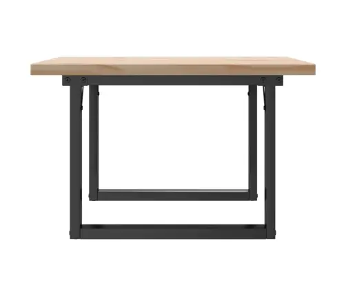 Kohvilaud, O-Raam, 60 X 60 X 40,5 cm Männipuit Ja Teras