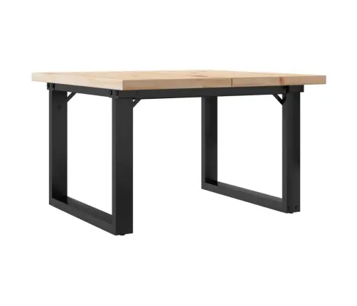 Kafijas Galdiņš, O-Rāmis, 70X70X40,5 Cm, Priedes Koks, Tērauds Vidaxl