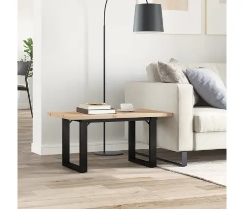 Kohvilaud, O-Raam, 80 X 50 X 40,5 cm Männipuit Ja Teras