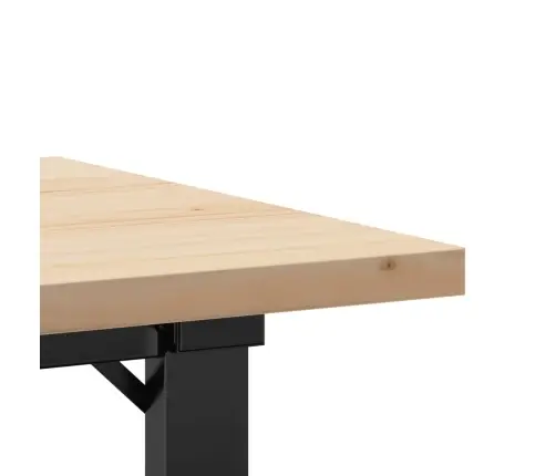 Kohvilaud, O-Raam, 80 X 50 X 40,5 cm Männipuit Ja Teras