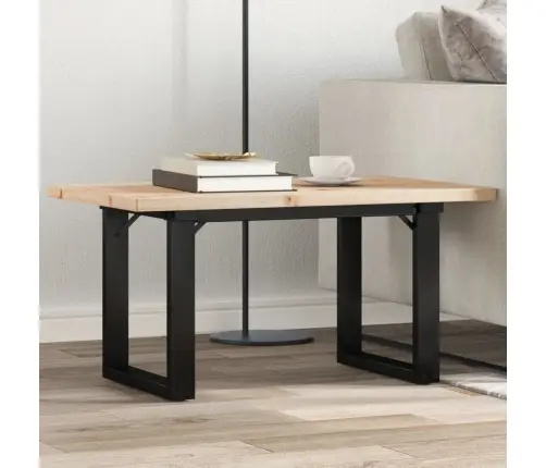 Kohvilaud, O-Raam, 80 X 50 X 40,5 cm Männipuit Ja Teras