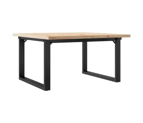 Kohvilaud, O-Raam, 90 X 90 X 45,5 cm Männipuit Ja Teras