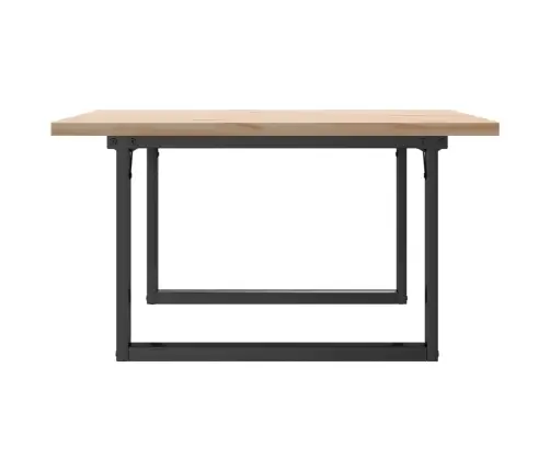 Kohvilaud, O-Raam, 90 X 90 X 45,5 cm Männipuit Ja Teras