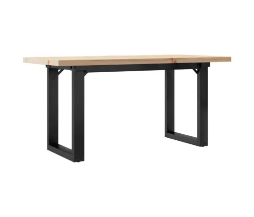 Kafijas Galdiņš, O-Rāmis, 100X50X45,5 Cm, Priedes Koks, Tērauds Vidaxl